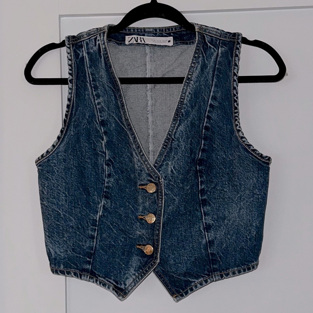 Zara Denim Vest